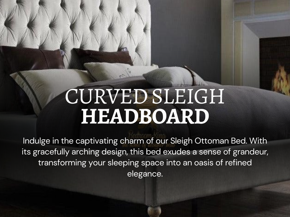 Curved Sleigh Headboard 1