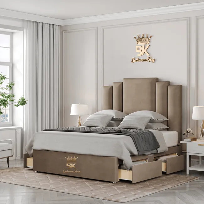 Divan Bed Frames with 4 drawers
