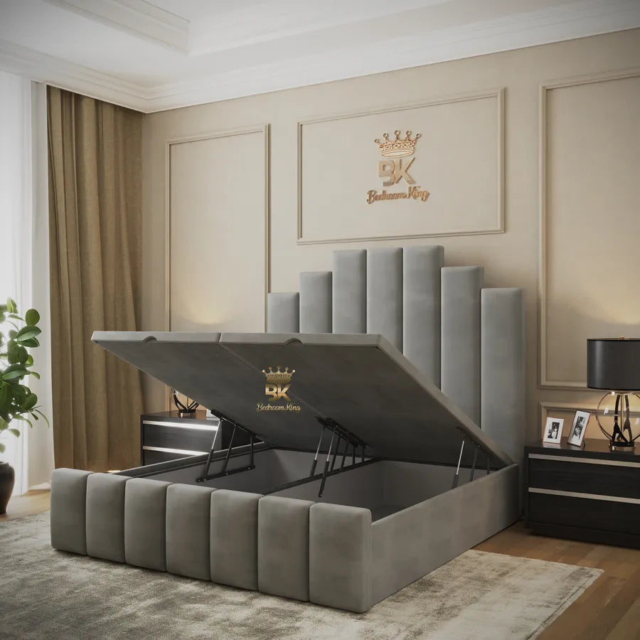 Meadow Art Deco Bed Frame - Bedroomking