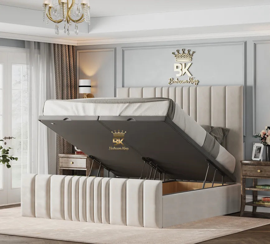 Bethany Luxury Fabric Bed Frame - Bedroomking