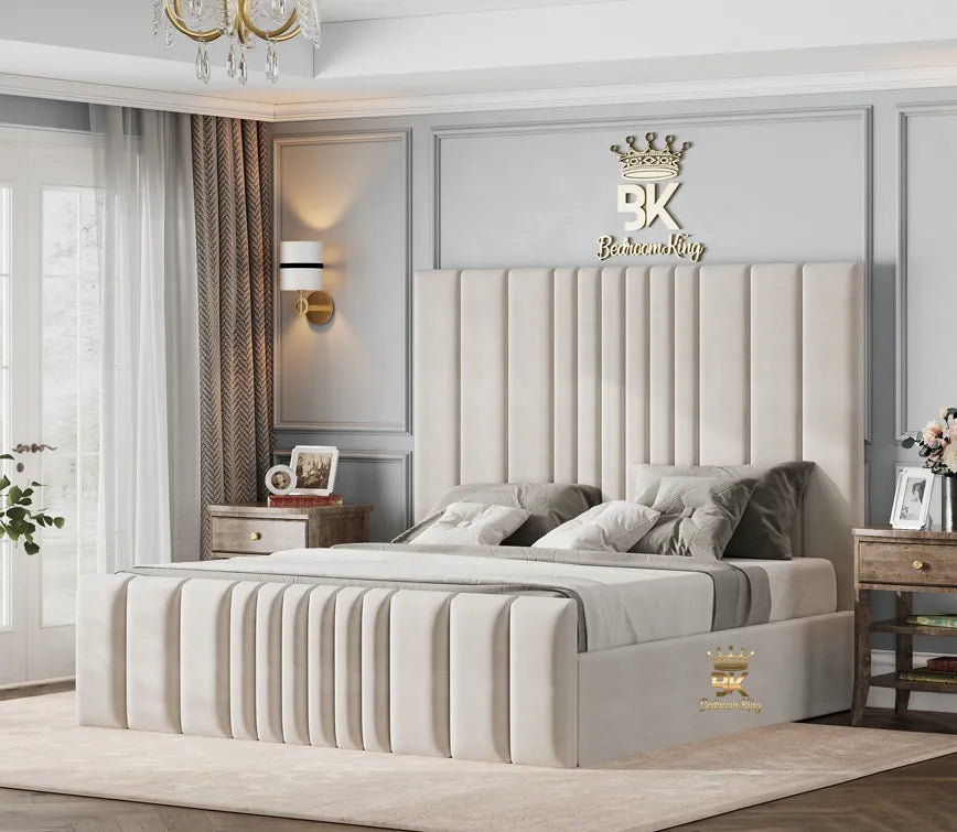 Bethany Luxury Fabric Bed Frame - Bedroomking