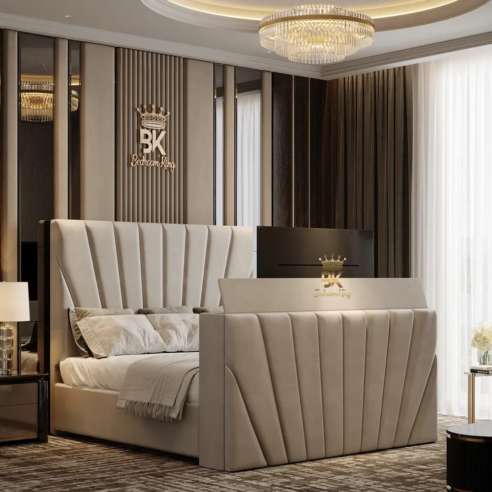 Ottoman King Size TV Bed Frame made by Bedroomking