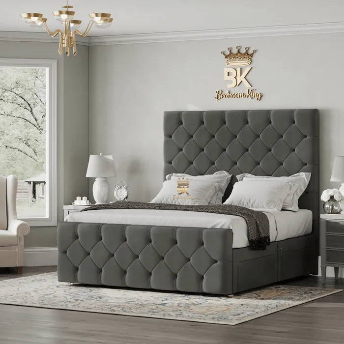 Divan Drawer Storage Bed With Footboard - Bedroomking