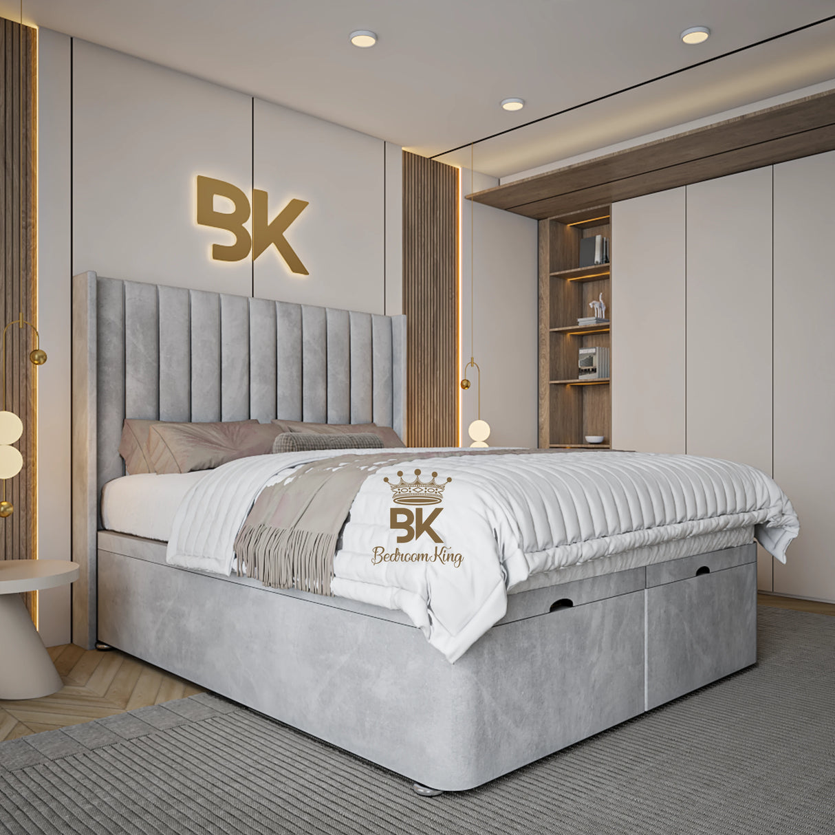 Wingback Ottoman Divan Bed Frame