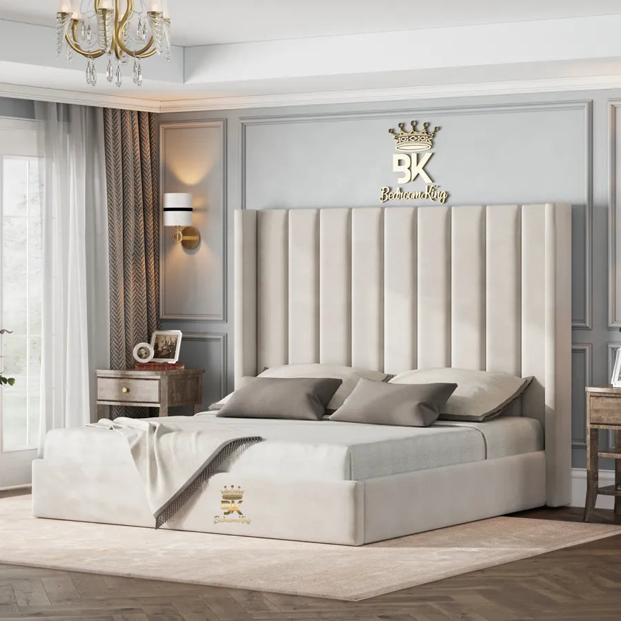 Lyla Soft Panel Storage Bedframe - Bedroomking