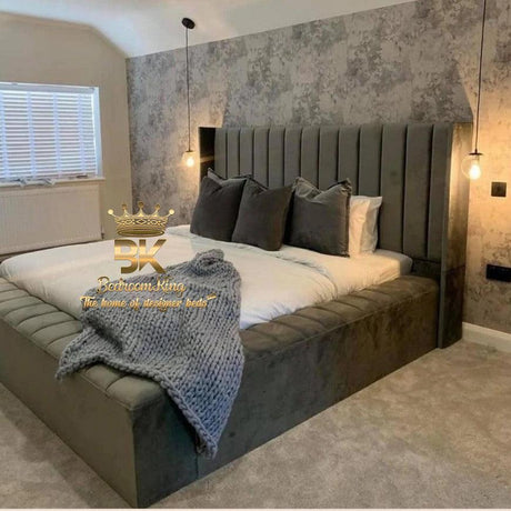 Darcie Winged Ambassador Bed Single to Superking - Bedroomking