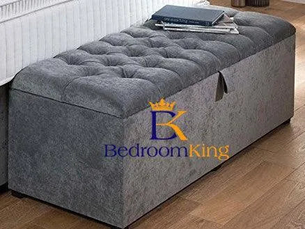 Clover Ottoman Toy Blanket Box - Bedroomking