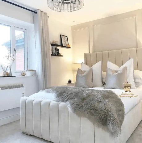 Ottoman Storage Upholstered Kingsize Bedframe made by Bedroomking