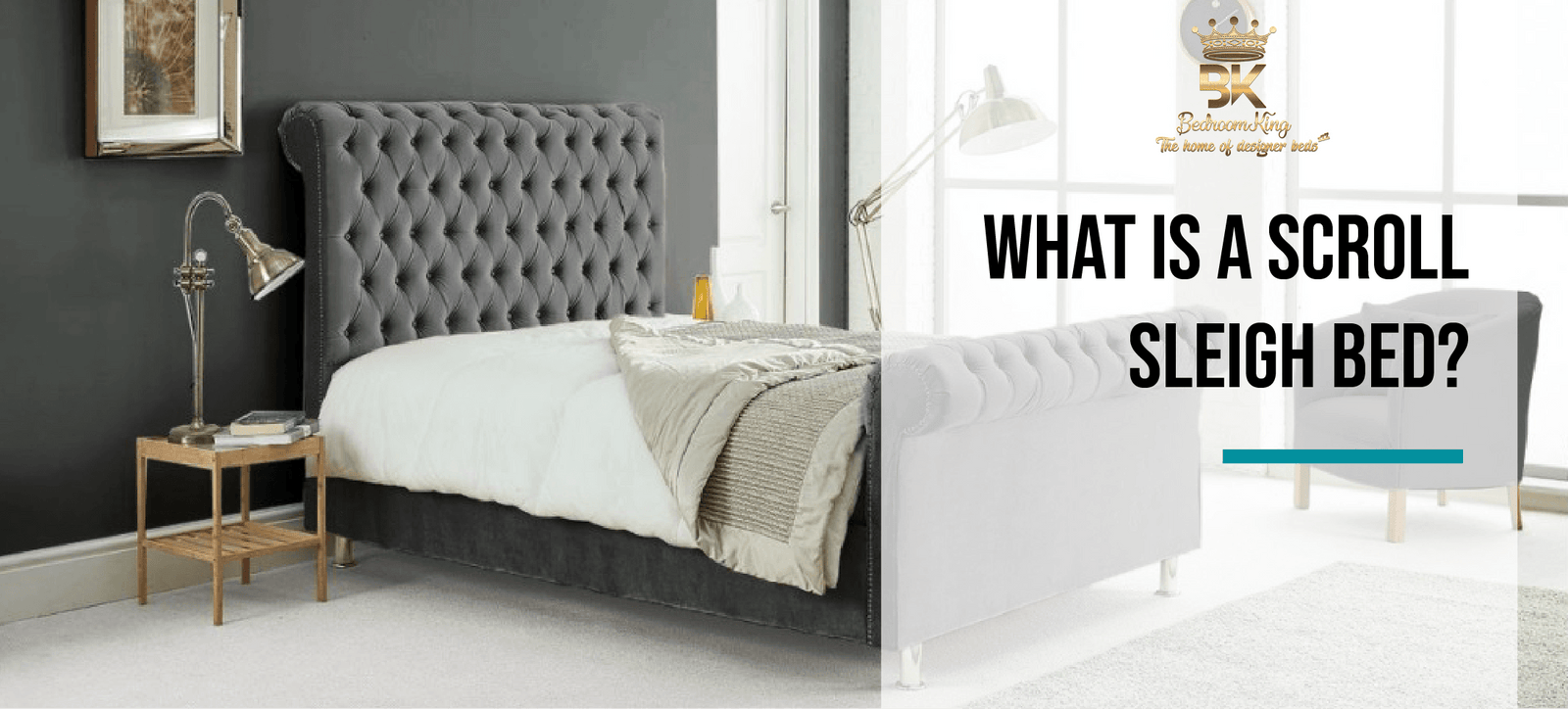 What is a Scroll Sleigh Bed? - Bedroomking