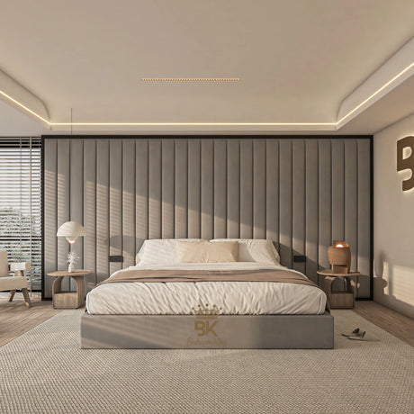 Oversize Wall Panels with black border made by  Bedroomking