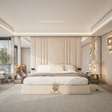 Wall Panel Storage Bed Frames + Mirrors