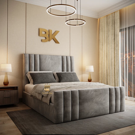 Designer Bed With Optional Ottoman Storage - 6ft Superking Size
