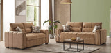 Euphoria 3 Seater Sofa Bed + 2 Seater Storage Sofa 3+2 Mink - Bedroomking