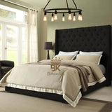 Grand Curved Wingback Bed frame Available With Storage