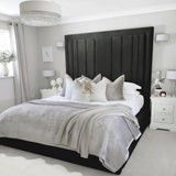 Evie Bed Frame 75" (6ft2) Tall Headboard - Mink Coniston