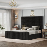 Bethany Luxury Fabric Bed Frame - Cream Naples