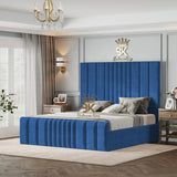 Bethany Luxury Fabric Bed Frame - Cream Naples