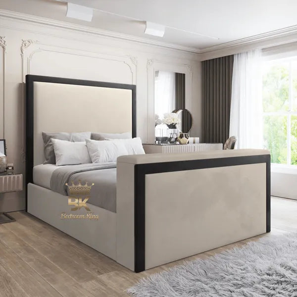 Devon Upholstered TV Bed Frame