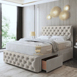 Elodie Divan Bed - Chesterfield headboard and footboard