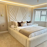 Violet Bedframe Pictured Tall 80" (6ft6) Headboard - Bedroomking