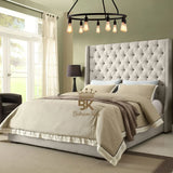 Grand Curved Wingback Bed frame Available With Storage