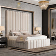Dorchester Padded Tall Headboard Bed frame - Bedroomking