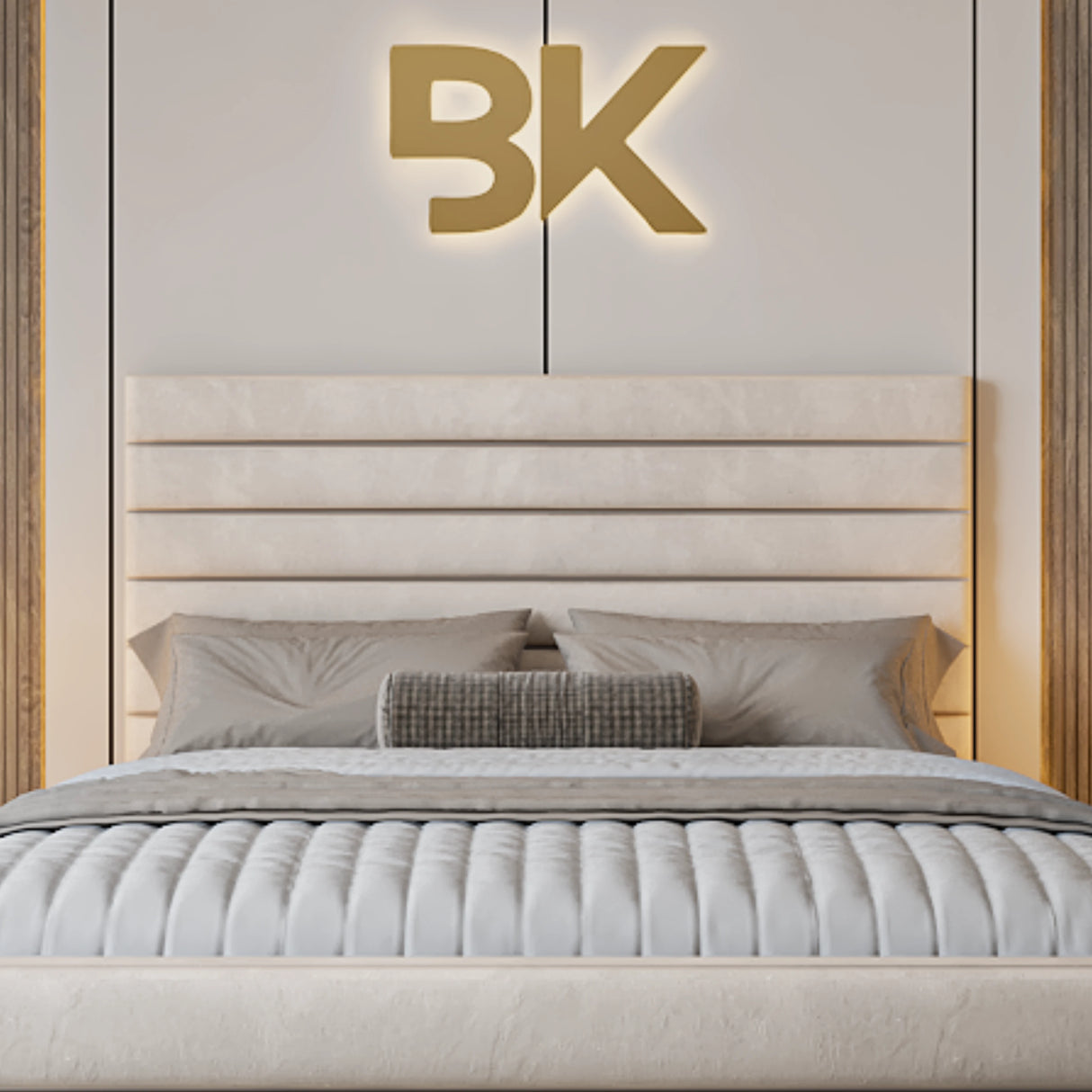 54" high headboard made by Bedroomking