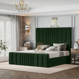 Bethany Luxury Fabric Bed Frame - Cream Naples