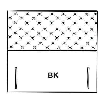 Replacement Headboard No Split (Headboard Only) - Bedroomking