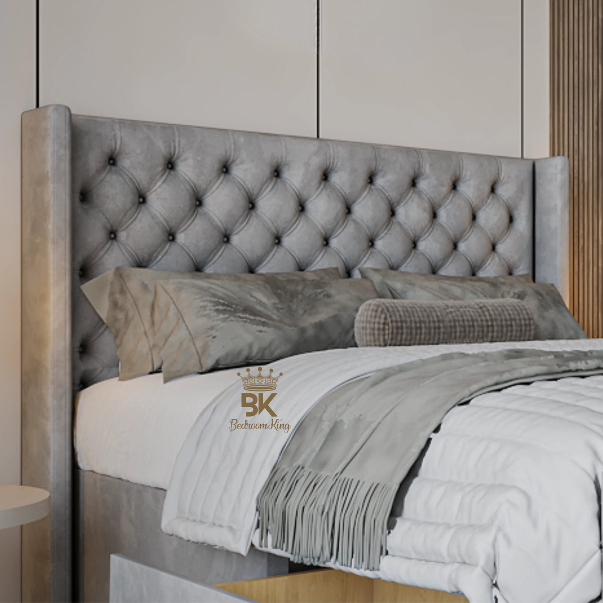 Glenbury Wingback Divan Drawer Bed Set