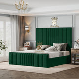 Bethany Luxury Fabric Bed Frame - Cream Naples