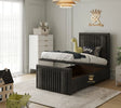 Buzz Childrens Panel Ottoman Storage Bed Frame - Bedroomking