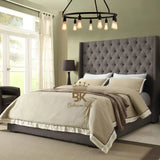 Grand Curved Wingback Bed frame Available With Storage