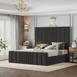 Bethany Luxury Fabric Bed Frame - Cream Naples