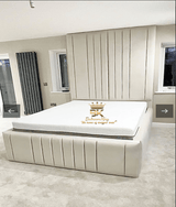 Adia Panel Bed Frame With High Sides - Bedroomking
