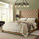 Grand Curved Wingback Bed frame Available With Storage