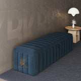 Prestige Ottoman Boxes - Blue Plush Velvet