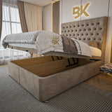 Ottoman divan bed frame with hidden storage