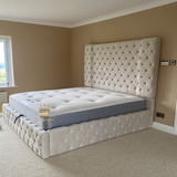 Anna Upholstered Luxury Bed Frame in 3ft 4ft 4ft6 5ft 6ft
