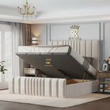 Bethany Luxury Fabric Bed Frame - Bedroomking