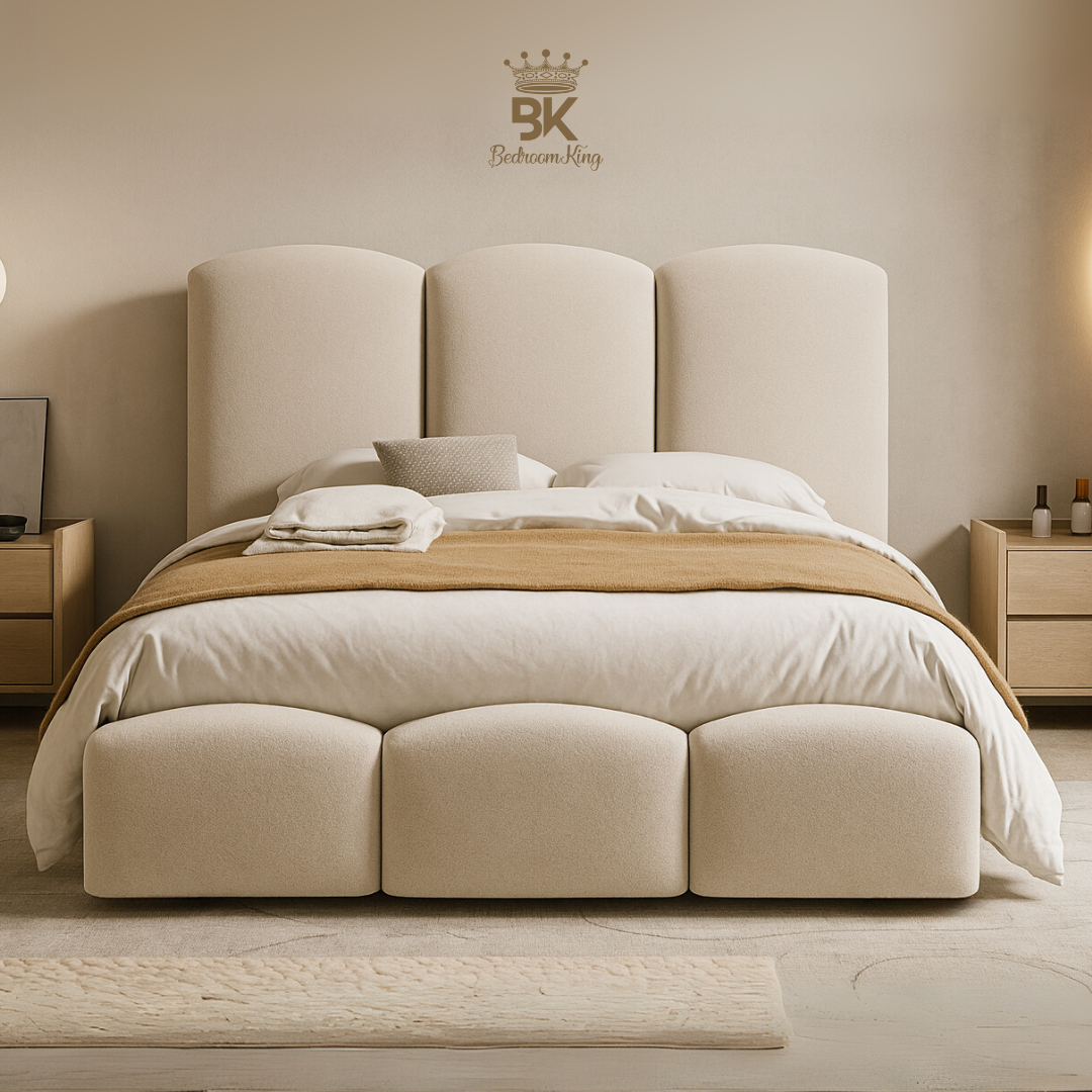 Aria Fabric Storage Bedframe