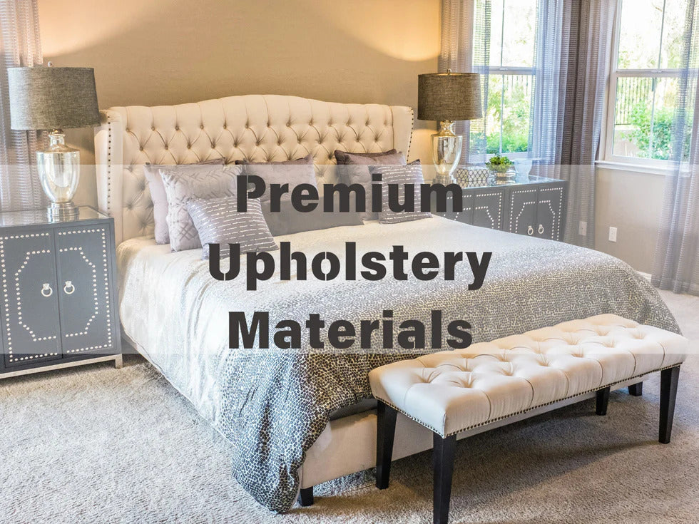 Jade Upholstered Bed Frame With High Sides