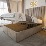 Ottoman divan storage bed frame with lift-up base