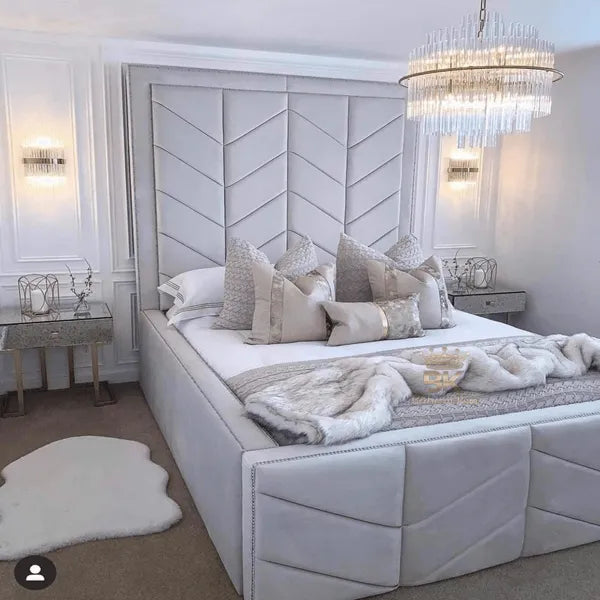 Kingston Royal Bedframe High Headboard - Bedroomking