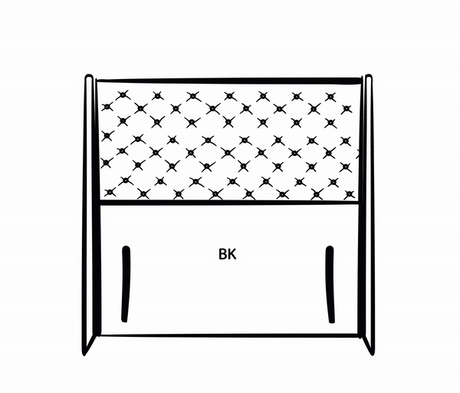 Replacement Headboard (Split Headboard Only) - Bedroomking