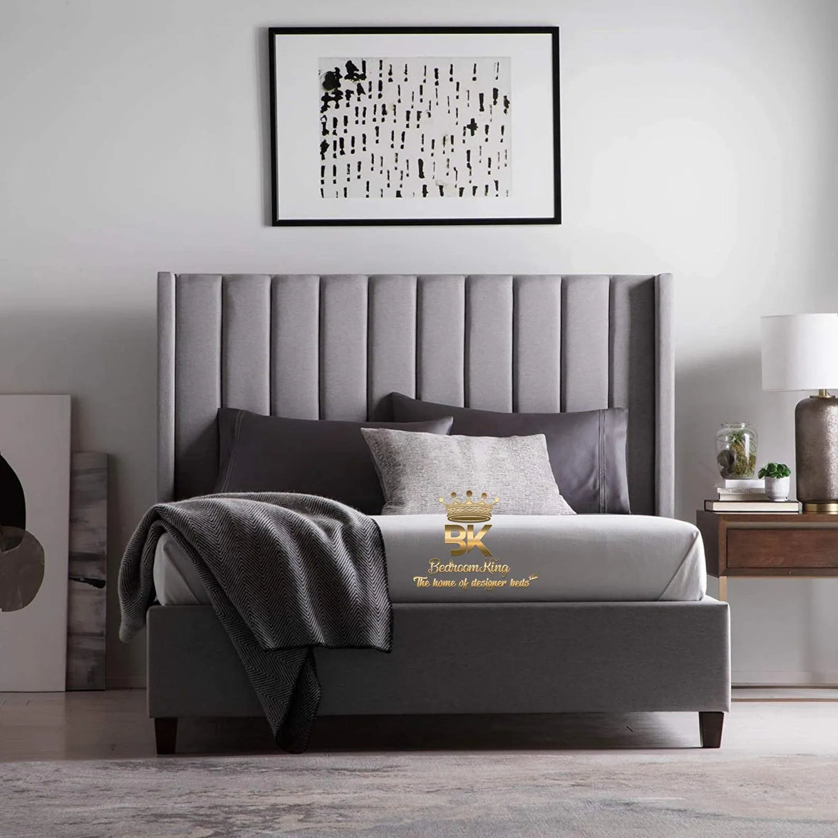 Duke Wingback Bedframe Available With Storage