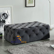 Jemima Chesterfield Pouffe Footstool - Bedroomking
